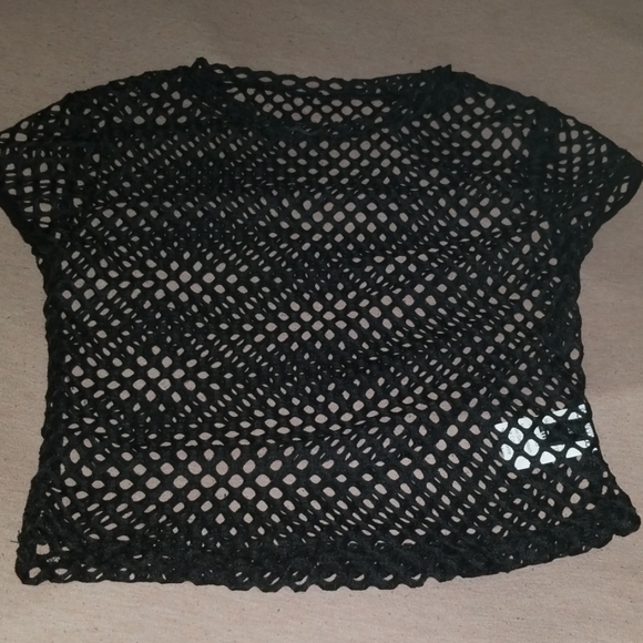 Fishnet Crop Top | Shein - Picture 2 of 5